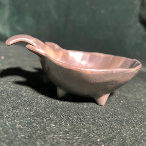 Wilton Pewter Fish Shaped Small Footed Bowl