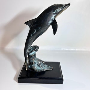 Messing Delfin Figur