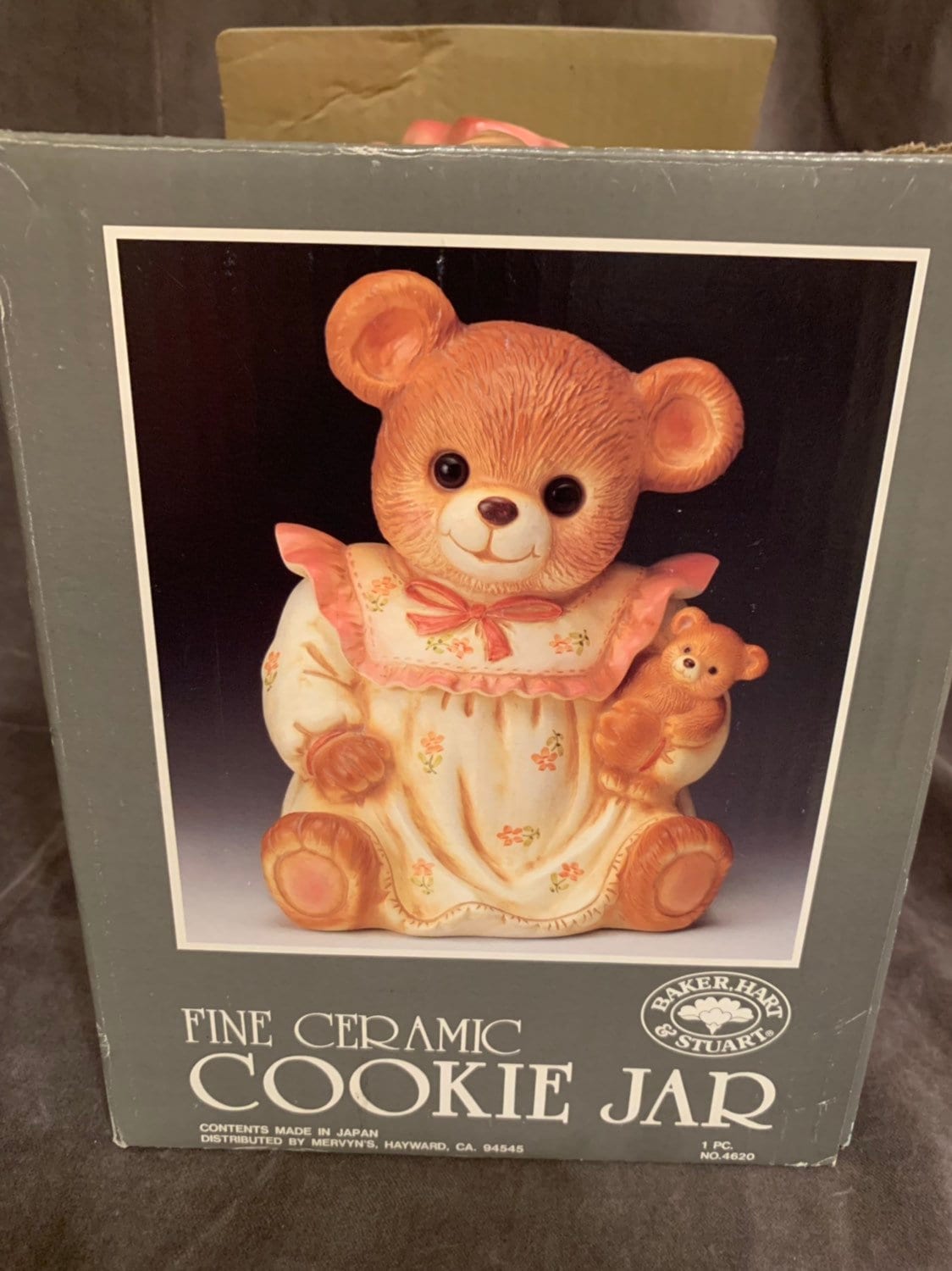 Momma Bear Cookie Jar With Glass Doll Eyes - Etsy
