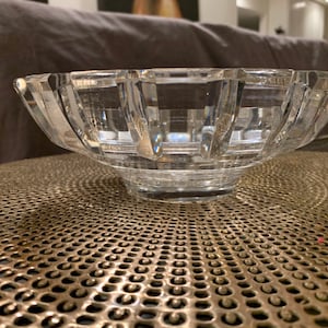 Orrefors Thousand Windows Signed Bowl