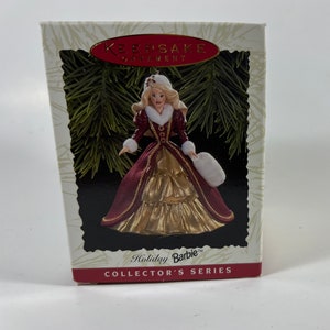 Collectors series holiday Barbie ornament
