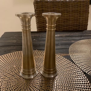 Pottery Barn Silver Candlestick