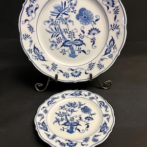 Blue Danube Dinner Plate and Bread & Butter Plate 2 pieces