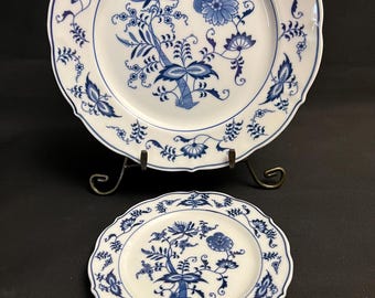 Blue Danube Dinner Plate and Bread & Butter Plate 2 Pieces - Etsy Blue Danube Dinner Plate and Bread & Butter Plate 2 Pieces - Etsy