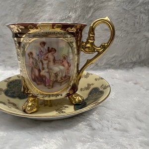 Vintage Selb Germany Tea Cup Saucer