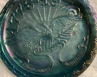 Vintage-1976-American Bicentennial Commemorative Plate