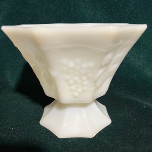 Vintage Small Milk Glass Candy Dish