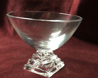 Vintage France JG Durand Crystal Bowl With Label - Etsy