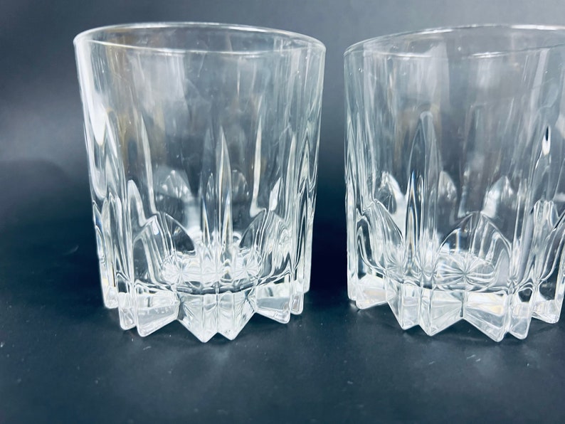 Vintage Mikasa Berkeley Double Old Fashion Glasses Set of 4 Etsy