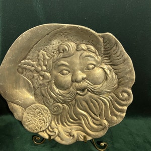 Tinnen kerstman dienblad