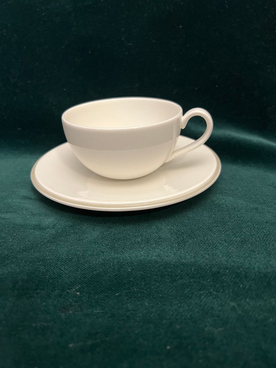 Ubiquity by Lenox Tea Cup and Saucer Set Etsy