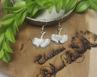 Boucles d'oreilles Ginkgo