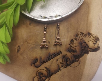 Boucles d'oreilles Tour Eiffel