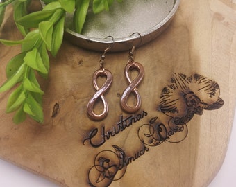 Boucles d'oreilles infini