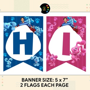 Blues Clues Happy Birthday Banner. Blues Clues Banner, Blues Clues ...