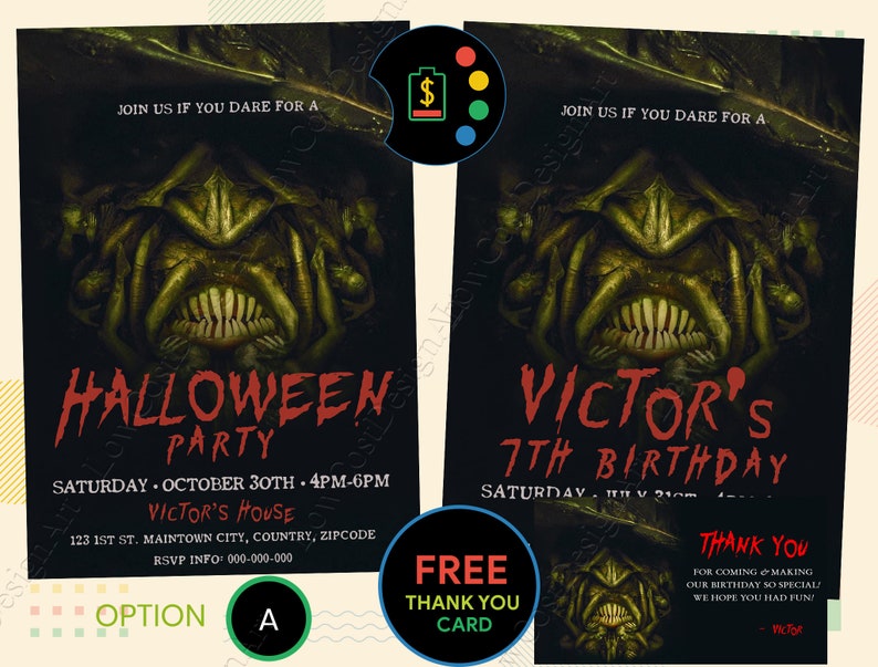 Jeepers Creepers Reborn Birthday Invitation Jeepers Creepers - Etsy