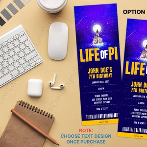 LIFE of PI Broadway Musical Ticket, Life of PI the Musical Broadway