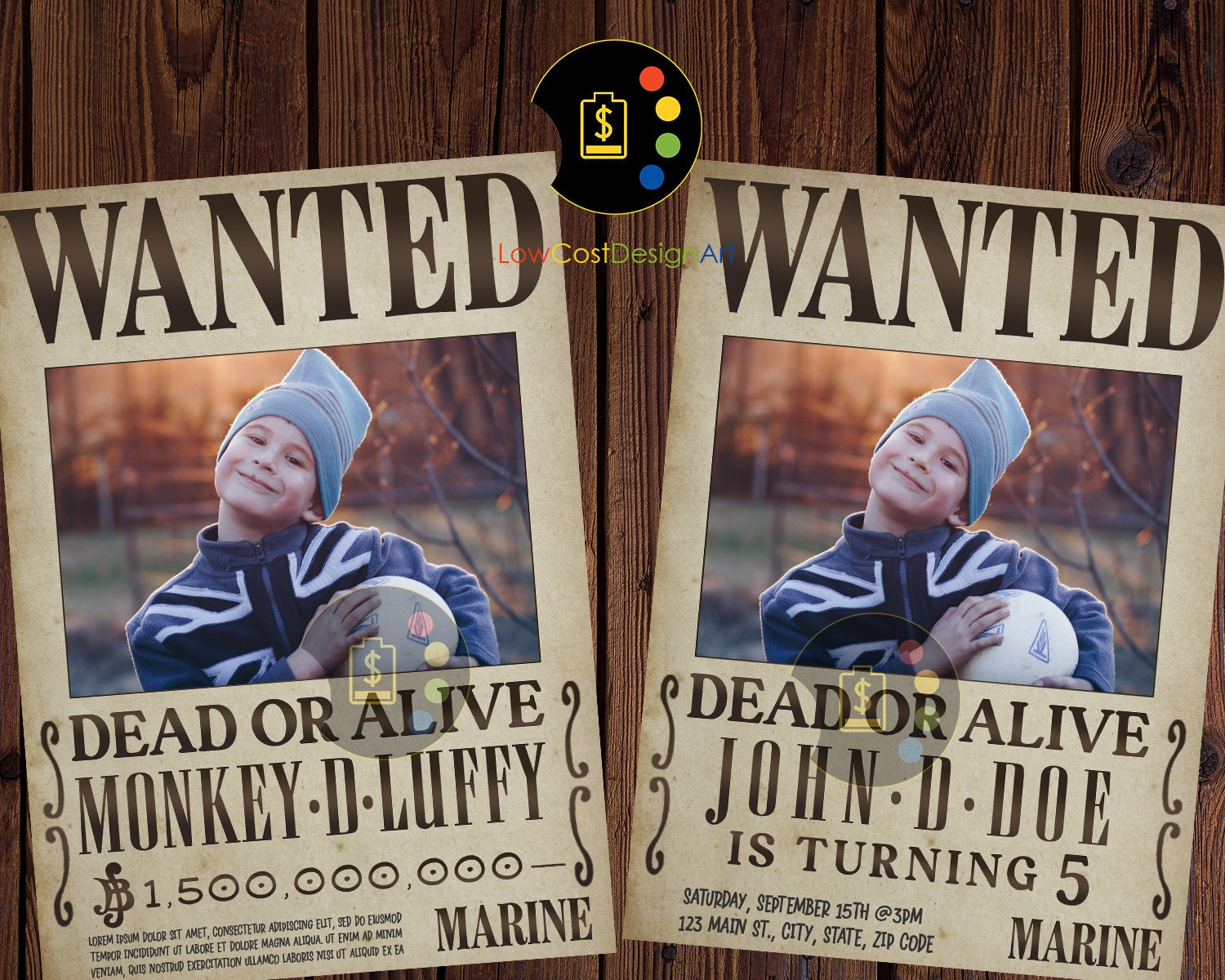 One Piece Wanted Posters 