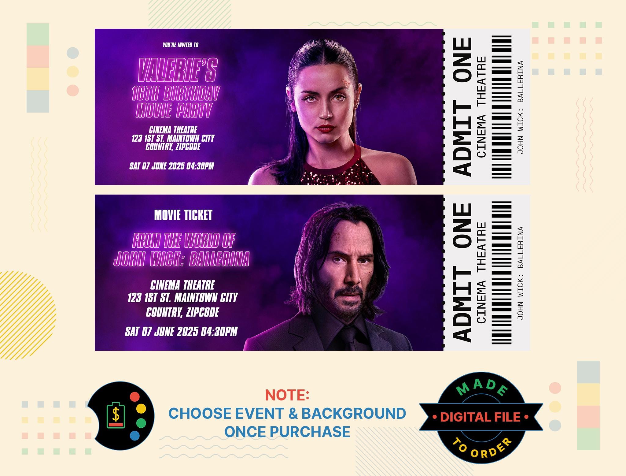 John wick ballerina - Etsy 日本