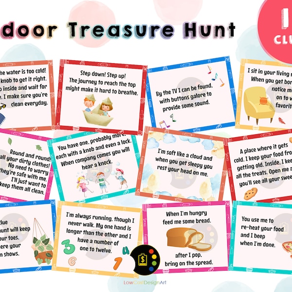 Scavenger Hunt Riddles Etsy