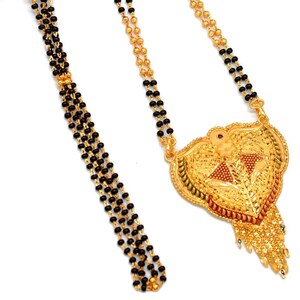 Gold Long Mangalsutra Gold Plated 