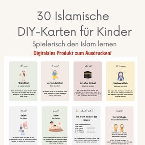 30 Islam DIY Cards for Kids
