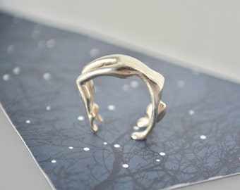 Sterling silver Yoga ring