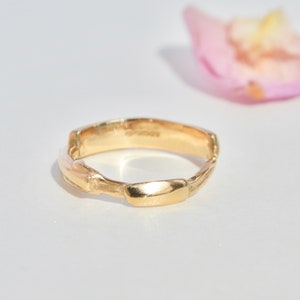 Gold organic Ring image 6