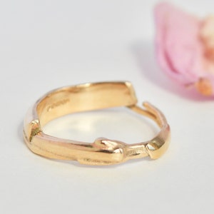 Gold organic Ring image 1