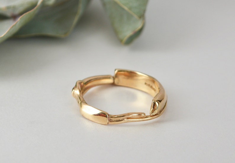 Gold organic Ring image 3