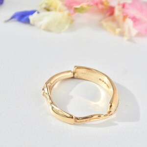 Gold organic Ring image 2