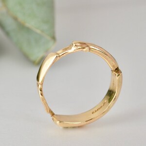 Gold organic Ring image 5