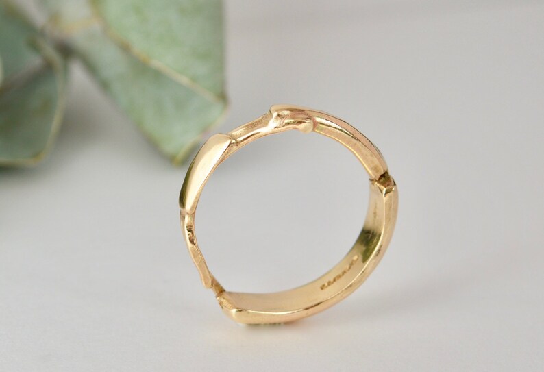 Gold organic Ring image 5