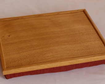 Lap tray oak