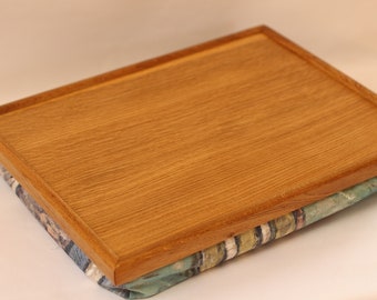 Oak lap tray