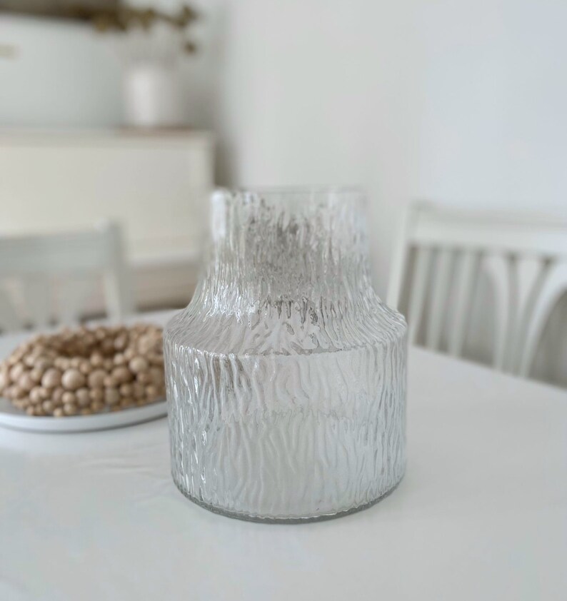 Vase Smaland Glasvse 20cm Vasen und Zubehör Trockenblumen immagine 1