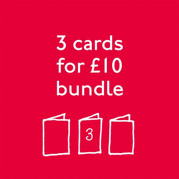 Download Greetings Card Bundle Buy Any 3 For 10 Pounds Etsy