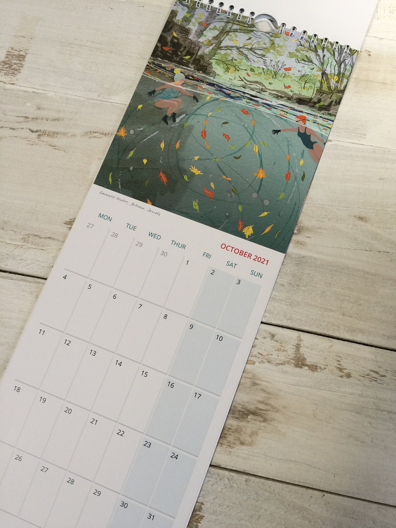 2021 Wild swimming calendar Etsy