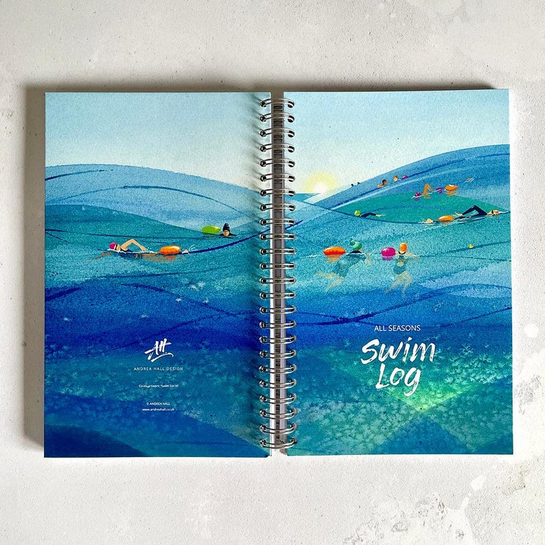 All Seasons Swim Log. Journal to record your swims. Time, place temp, duration image 5