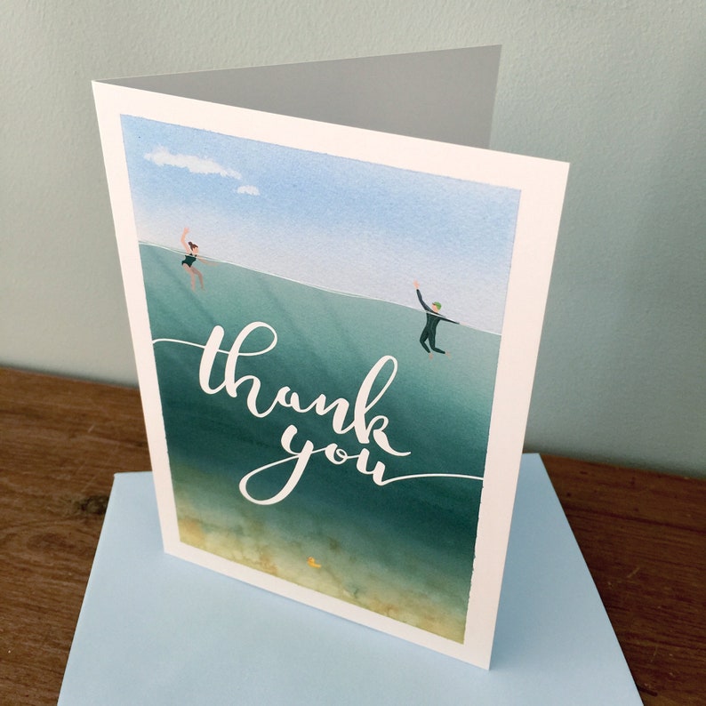 Thank You card for open water swimmers image 3