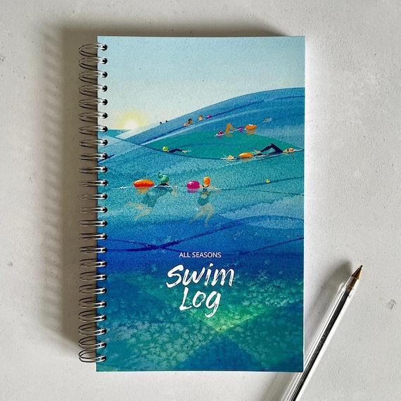 All Seasons Swim Log. Journal to record your swims. Time, place temp, duration