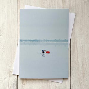Biglietto di auguri Wild Swimming. Non fermarmi ora