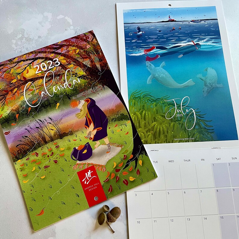 2023 Outdoor Wild Swimming Calendar. Features 12 Images by Etsy