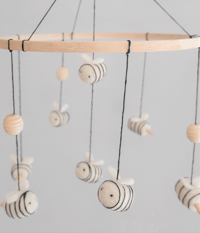 bumble bee baby mobile