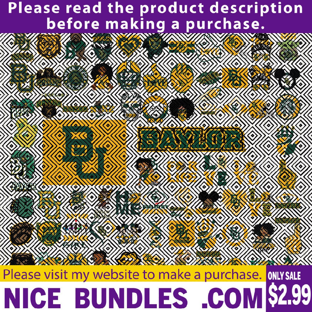 78 Files Baylorbears Team Bundle Svg Baylorbears Svg Etsy