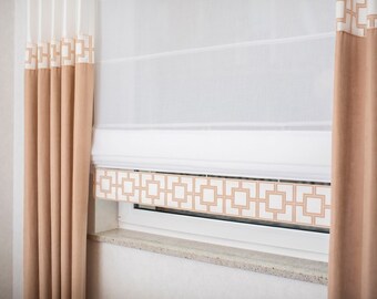 Beige Milano roller blind