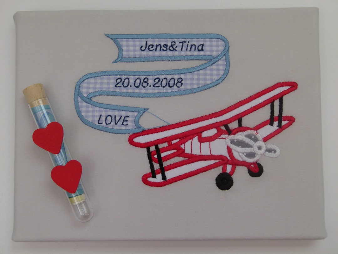 Geldgeschenk Hochzeitsgeschenk Flugzeug mit Namen Etsy Österreich