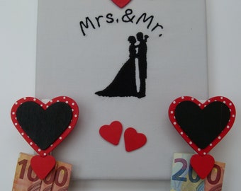 Money Gift Wedding Present Mrs & MR