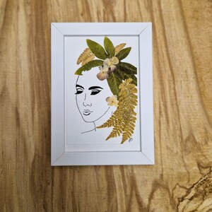 Handgemaakte kaart. Kunstdruk van origineel. Kleine decoratie of geschenk.