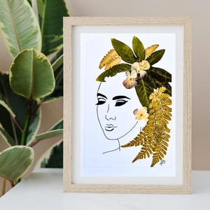 Handgemachte Karte .Bild Kunstdruck von Original. Kleines Deko oder Geschenk.